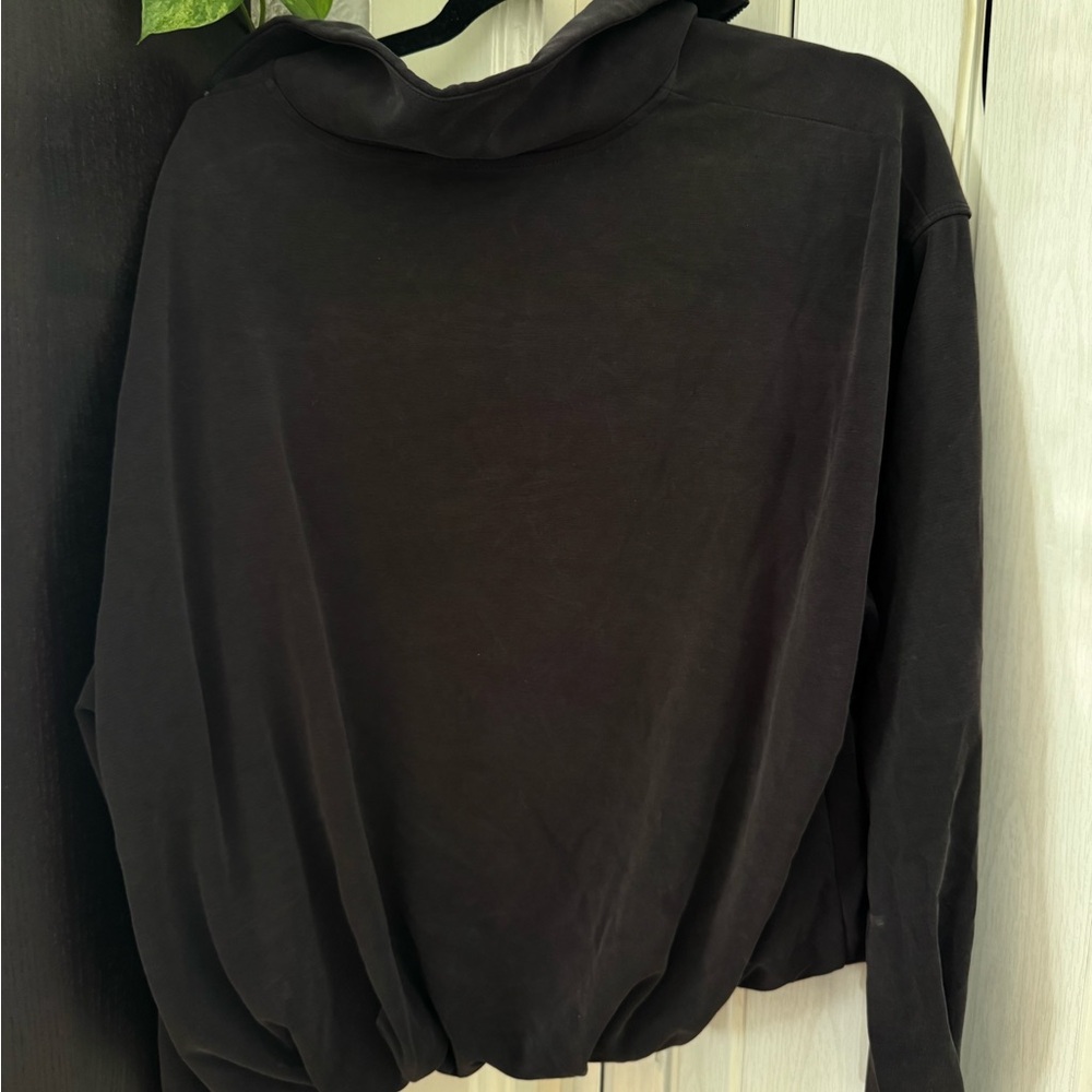 Black Seasoft Quarter-Zip Pullover - image 3